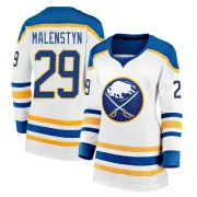 White Women's Beck Malenstyn Buffalo Sabres Breakaway Away Premier Jersey